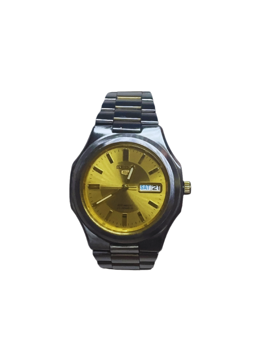Rare Seiko 5 Nautilus "Seikonaut" Gold Dial