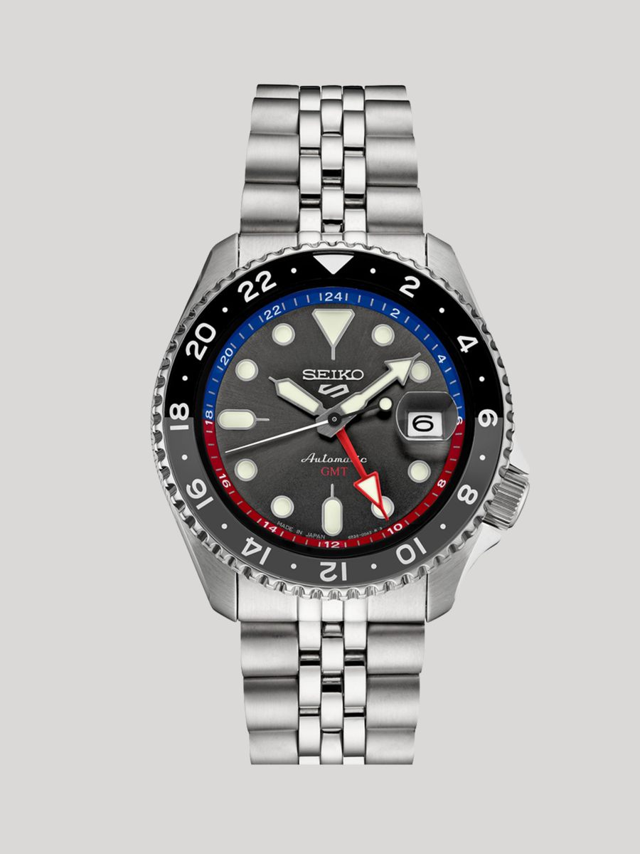 Seiko 5 Sports Automatic GMT Grey Dial